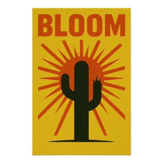 L’éveil du cactus sous le soleil ardent ポスター (正面)