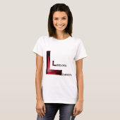 L for Lifeelong 学's - Earn Wisdom,T-Shirt Tシャツ (正面フル)