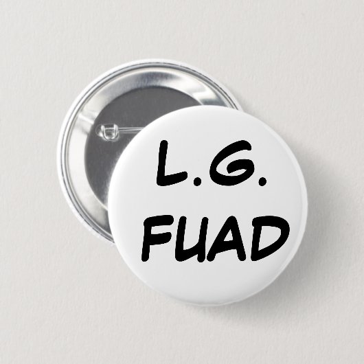 L.G. FUAD 缶バッジ (正面&裏面)