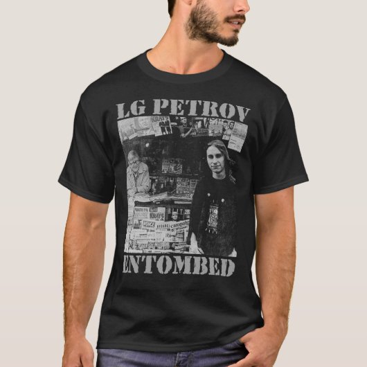L.G PETROV - ENTOMBED Essential Tシャツ (正面)