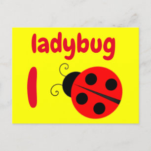 l - ladybugフラッシュカード ポストカード