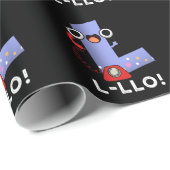 L-lloレタおもしろいーLプンダークBG ラッピングペーパー (ロールコーナー)