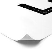 L-lloレタおもしろいーLプン ポスター (角)