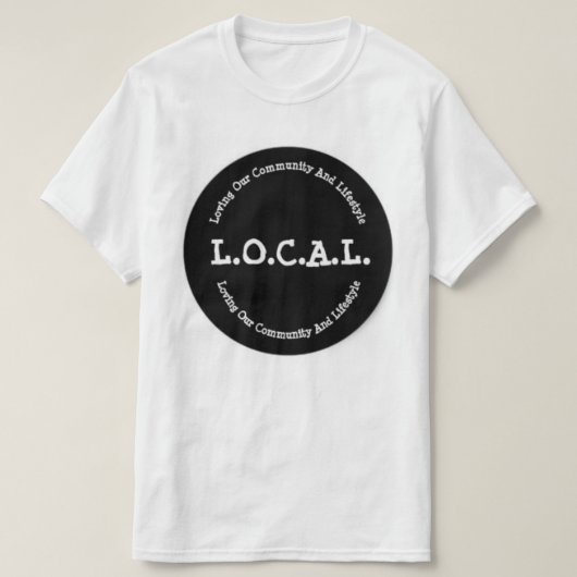 L.O.C.A.L. クラシックなメンズTシャツ Tシャツ (デザイン正面)