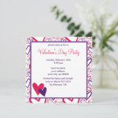 L O V Eバレンタインデーお祝い 招待状 (スタンド正面)