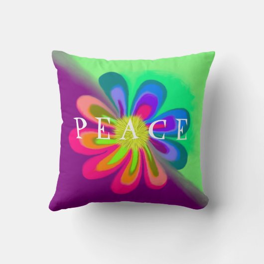 L O V Eフラワー クッション (裏面)