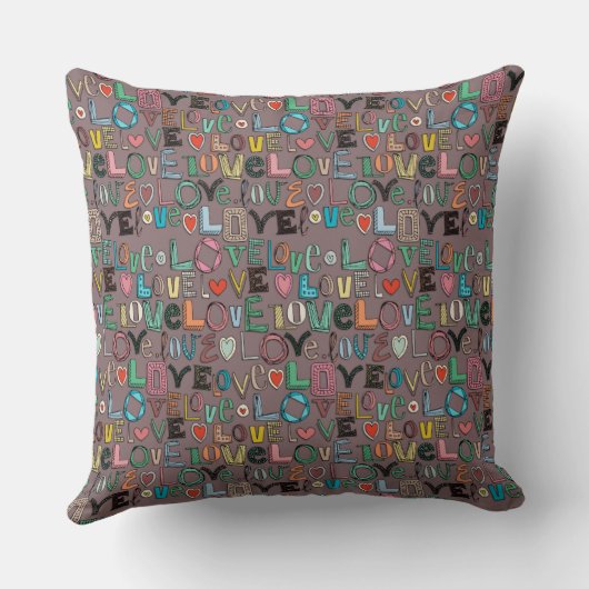 l o v e LOVEモカ クッション (裏面)