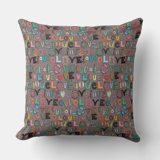 l o v e LOVEモカ クッション (正面)