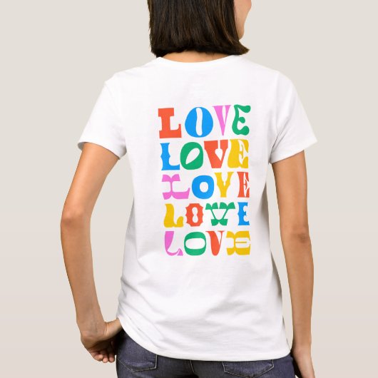 L.O.V.E T-Shirt Tシャツ (裏面)