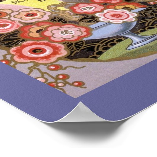 l Odalisque Perfume Label ポスター (角)