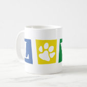 L-paw-VEレトロ コーヒーマグカップ (正面左)
