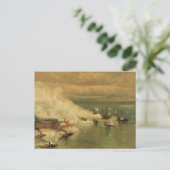 L Prangによる移動湾南北戦争戦 ポストカード (スタンド正面)