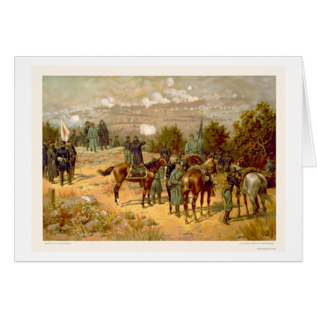 L. Prang & Company 1880年著チャタヌーガの戦い (正面横)