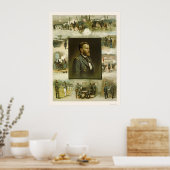 L. Prang & Company 1885による助成のキャリアシーン ポスター (キッチン)