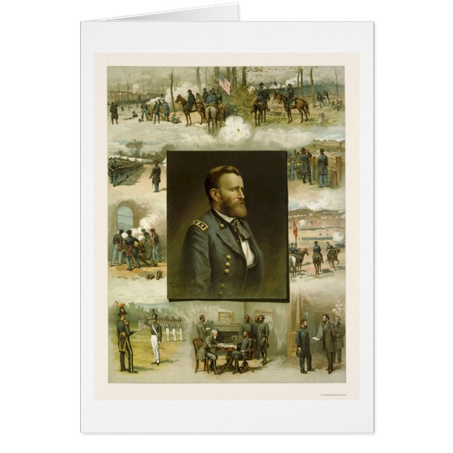 L. Prang & Company 1885年著グラントのキャリア場面 (正面)