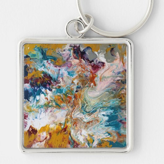 L Square Keychain 2"ナビゲーション2020 キーホルダー (正面)