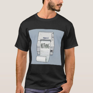 L.U.S.A - 何も証明しない証明書 楽しいレシートプリンター Tシャツ