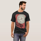 L.U.S.A - Still Running Wrong Time - Cracked Clock Tシャツ (正面フル)
