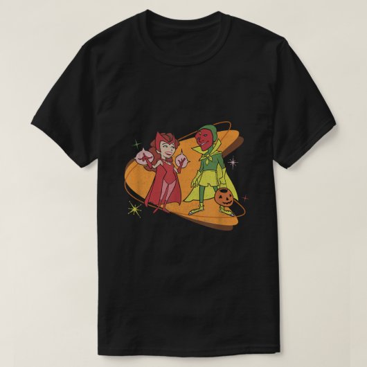 l WandaVision Scarlet Witch  Vision Retro 50s  Tシャツ (デザイン正面)