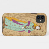 Laからのワインの容器そしてナシを、握っている女の子 Case-Mate iPhoneケース (裏面(横))