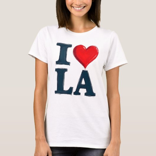 LAが大好き Tシャツ (正面)