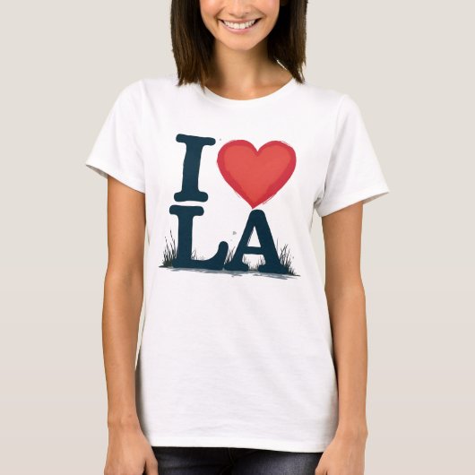 LAが大好き Tシャツ (正面)