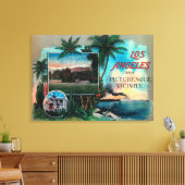 LAと絵のような周辺 キャンバスプリント (インサイチュ (リビング))