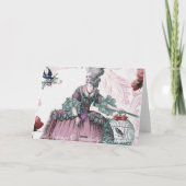 laのおりの補助のoiseaux (鳥籠) サンキューカード (裏面)