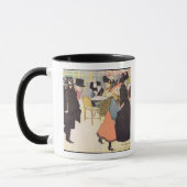 「Laのためのカバーイラストレーションはenを上がりました」、1903年竸います(col マグカップ (左)