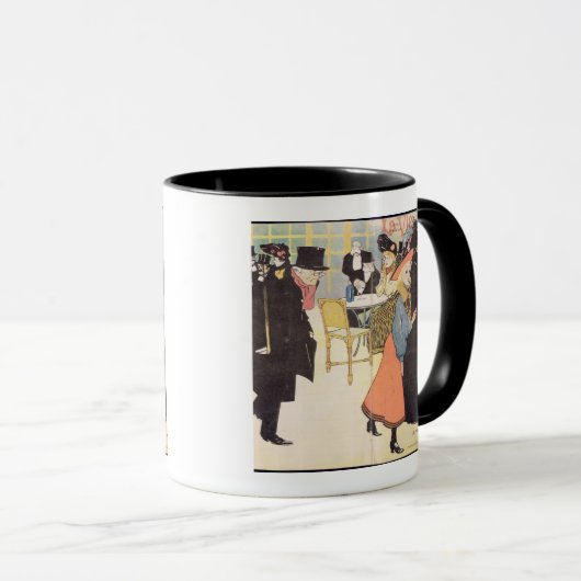 「Laのためのカバーイラストレーションはenを上がりました」、1903年竸います(col マグカップ (正面右)