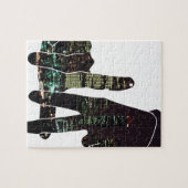 LAのスカイライン手 ジグソーパズル (横)