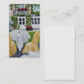 Laのテーブルdes Marechauxの名刺 名刺 (正面/裏面)