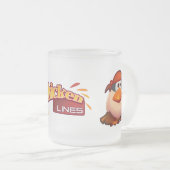 Laのニナの曇らされたガラスのマグ フロストグラスマグカップ (正面右)