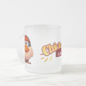 Laのニナの曇らされたガラスのマグ フロストグラスマグカップ (正面左)