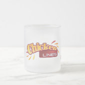 Laのニナの曇らされたガラスのマグ フロストグラスマグカップ (中央)