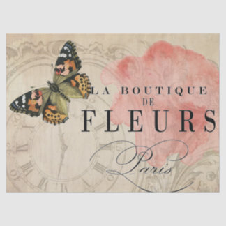 Laのブティックの蝶Decoupageシート 薄葉紙