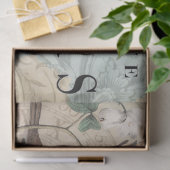 Laのブティックの鳥のDecoupageシート 薄葉紙 (ギフト)