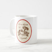 LAのミームのイルカのマグ コーヒーマグカップ (正面左)