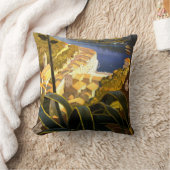 LaのリビエラItalienne Portofino旅行ポスター1920年 クッション (ブランケット)