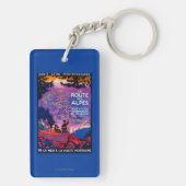LaのルートDes AlpesのヴィンテージPosterEurope キーホルダー (裏面)