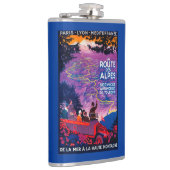 LaのルートDes AlpesのヴィンテージPosterEurope フラスク (右)