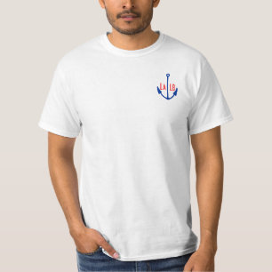 LAのロングビーチのいかりのワイシャツのLA-LB LALBの港 Tシャツ