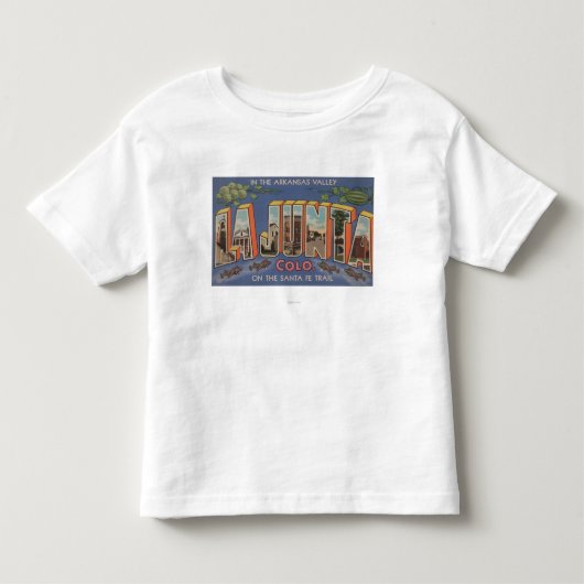 Laの会議、コロラド州-大きい手紙場面2 トドラーTシャツ (正面)