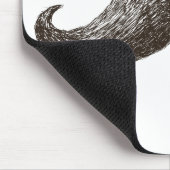 Laの口ひげ(ライト) マウスパッド (コーナー)