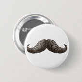 Laの口ひげ(ライト) 缶バッジ (正面&裏面)