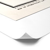 LAの地図1925 ポスター (角)