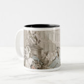 Laの場所des Victoires、パリ、c.1789 (ペンとインク ツートーンマグカップ (正面左)