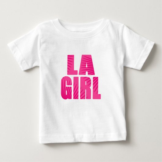 LAの女の子 ベビーTシャツ (正面)