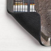 Laの自然史博物館のMoaiの彫像 マウスパッド (コーナー)