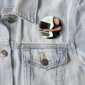 Laの金持ちの@仕事 缶バッジ (インサイチュ)